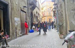 Viterbo - Set cinematografico nel centro storico