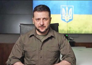 Il presidente ucraino Volodymyr Zelensky
