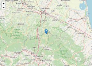 Scossa di terremoto di magnitudo 3.8 tra Firenze e Bologna