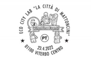 Viterbo - L'annullo speciale di Poste italiane per la manifestazione "Eco city lab, la città dei mattoncini"