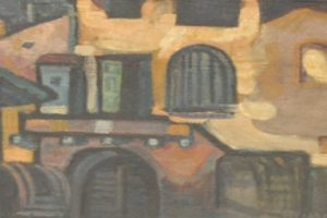 Una delle opere del pittore Romano Liviabella