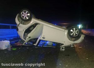 Viterbo - Incidente sulla Superstrada