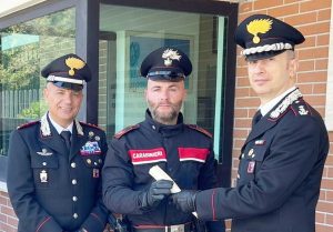 Rieti - Lettera di apprezzamento per l'appuntato scelto Francesco De Simone