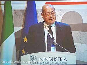 Roma - Nicola Zingaretti all'assemblea di Unindustria