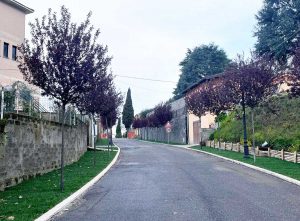Bassano in Teverina - Lavori terminati in via SS. Fidenzio e Terenzio