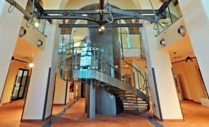 Viterbo - Interno del nuovo “Centro Culturale di Valle Faul”, della Fondazione Carivit, nella sede dell’ex mattatoio comunale