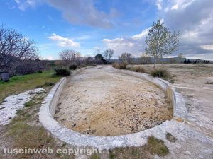 Viterbo - Il Bullicame - La vasca principale