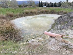 Viterbo - Il Bullicame - La pozza putrida dove finisce l'acqua