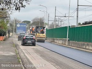 Civita Castellana - Inizio dei lavori sulla Falerina