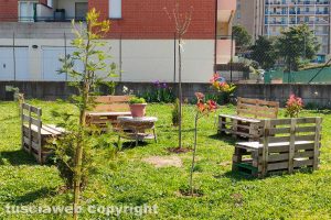 Viterbo - Il giardino in via Lippi