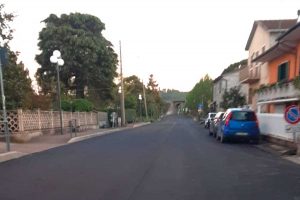 Graffignano - La strada provinciale a Sipicciano
