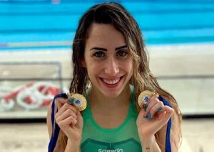 La campionessa di nuoto Mariasofia Paparo