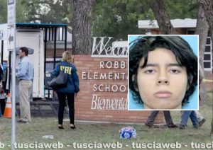 Uvalde (Texas) - Sparatoria alla scuola elementare - Nel riquadro il killer Salvador Ramos
