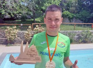 Viterbo - Luca Cesarini al Pala Rock Trail