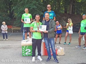 Soriano nel Cimino - Il podio maschile dell'ottava Salifaggeta