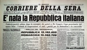 Referendum - È nata la repubblica italiana