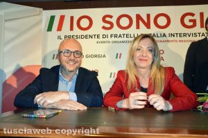 Viterbo - Mauro Rotelli e Giorgia Meloni