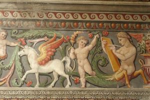 Dipinto restaurato a palazzo Gallo