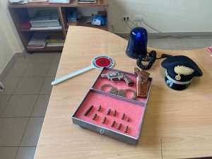 Montopoli in Sabina - Il materiale sequestrato dai carabinieri