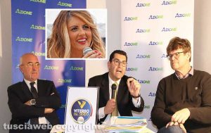 Viterbo - Conferenza stampa per la presentazione della lista civica "Viterbo sul serio-Viva Viterbo" a sostegno di Alessandrra Troncarelli