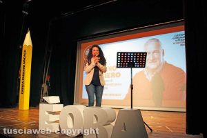 Chiara Frontini al teatro Caffeina