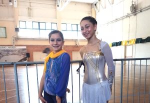 Le atlete del Tuscia skating