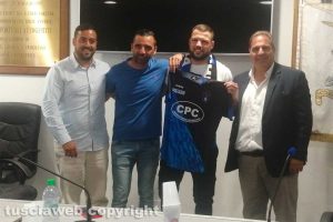 Sport - Calcio - Civitavecchia - La presentazione di Manuel Vittorini