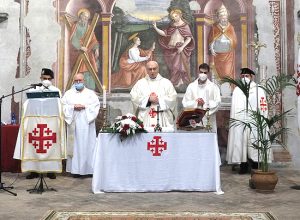 Ordine Equestre del S. Sepolcro di Gerusalemme - La messa officiata dal vescovo