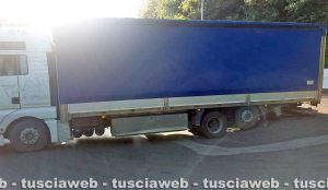 Orte - Mezzo pesante bloccato