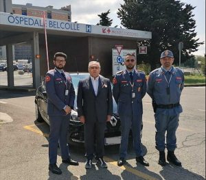 Viterbo - La security della Mondialpol e Giuseppe Campagna