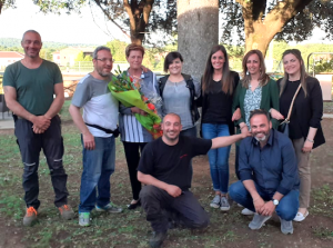 Oriolo Romano - In piedi da sx: Francesco Borghini, Altigieri Arrigo, Maestra Gaetani Maria, De Santis Claudia, Rossi Barbara, Innocenzi Simona - Seduti: Piergiorgio Cortesi, Tiziano Ulanio