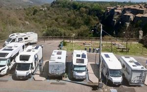 Vitorchiano - L'area camper sistemata