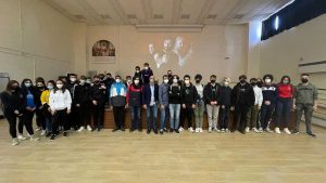 Viterbo - Luca Poldelmengo all'istituto Da Vinci