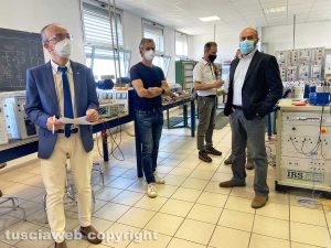 Viterbo - L'inaugurazione del laboratorio all'Itt Da Vinci