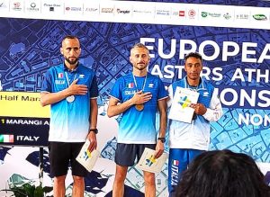 Umberto Persi sul secondo gradino del podio