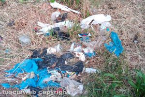 Civita Castellana - Rifiuti in località Fabbrece