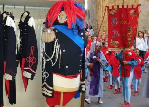 Il corteo storico e alcuni dei costumi