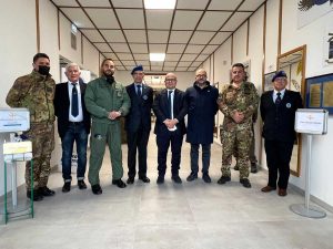 Viterbo - Mauro Rotelli e Salvatore Deidda (Fdi) in visita al museo dell'Aves