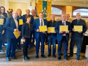 Viterbo - Maestri del lavoro - La consegna degli attestati di benemerenza e di fedeltà