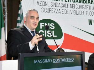 Massimo Costantino, segretario generale Fns Cisl Lazio