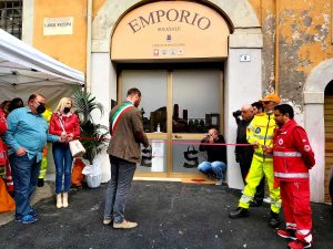 L’inaugurazione dell’emporio solidale a Ronciglione