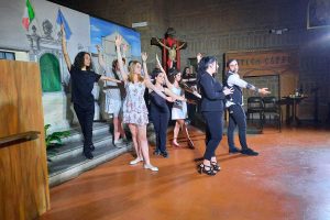 Viterbo - L'esibizione della compagnia teatrale delle emozioni