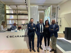 Milano - Luca Giampieri e Giovanna Fortuna al Salone del mobile