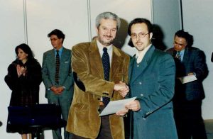 Viterbo - Alfredo Lucaccioni a una manifestazione di acconciatura