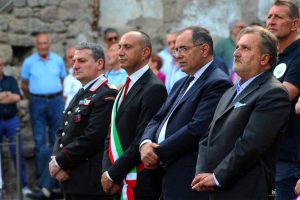 Canepina - La cerimonia in ricordo delle vittime del bombardamento del '44