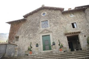 Viterbo - Facciata dell'eremo sulla Palanzana