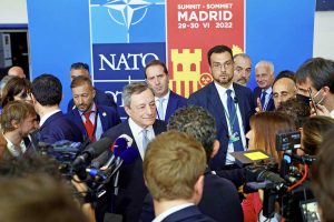 Madrid - Il premier Mario Draghi al vertice Nato