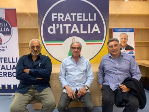 Lamberto Iacobelli, Claudio Taglia e Luca Romagnoli.