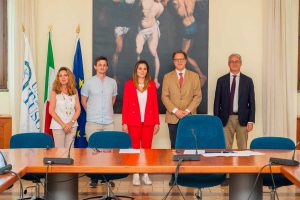 Viterbo - La firma dell'accordo tra Unitus e comune di Montefiascone