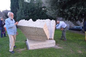 Lo scultore Claudio Capotondi